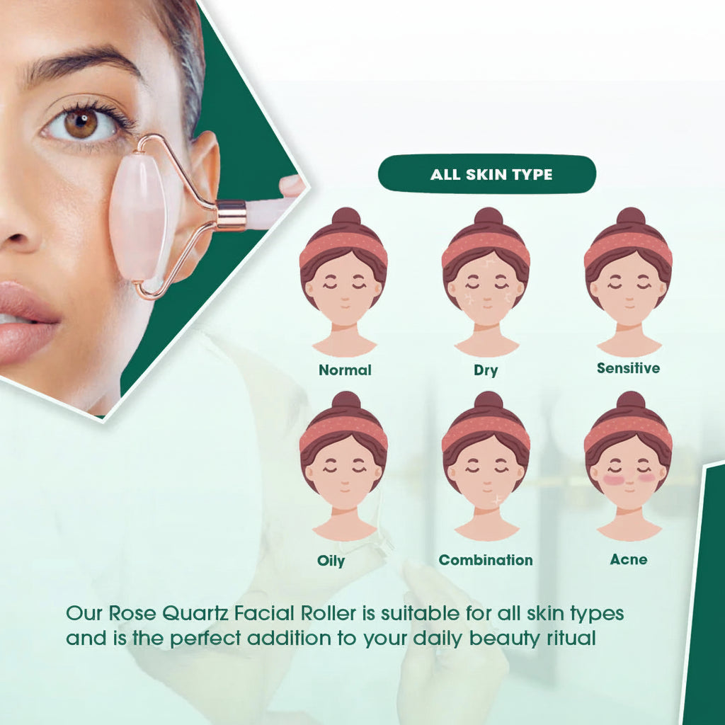 Rose Quartz Face Roller