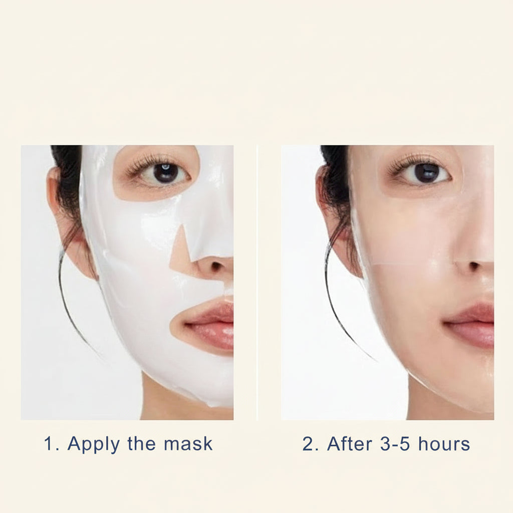 Collagen Face Mask, 5 Pack Deep Collagen Overnight Mask, Collagen Face Mask Deep Collagen anti Wrinkle Lifting Mask, Overnight Face Mask for Elasticity, Firming and Moisturizing - 1 Fl.Oz X 5Ea