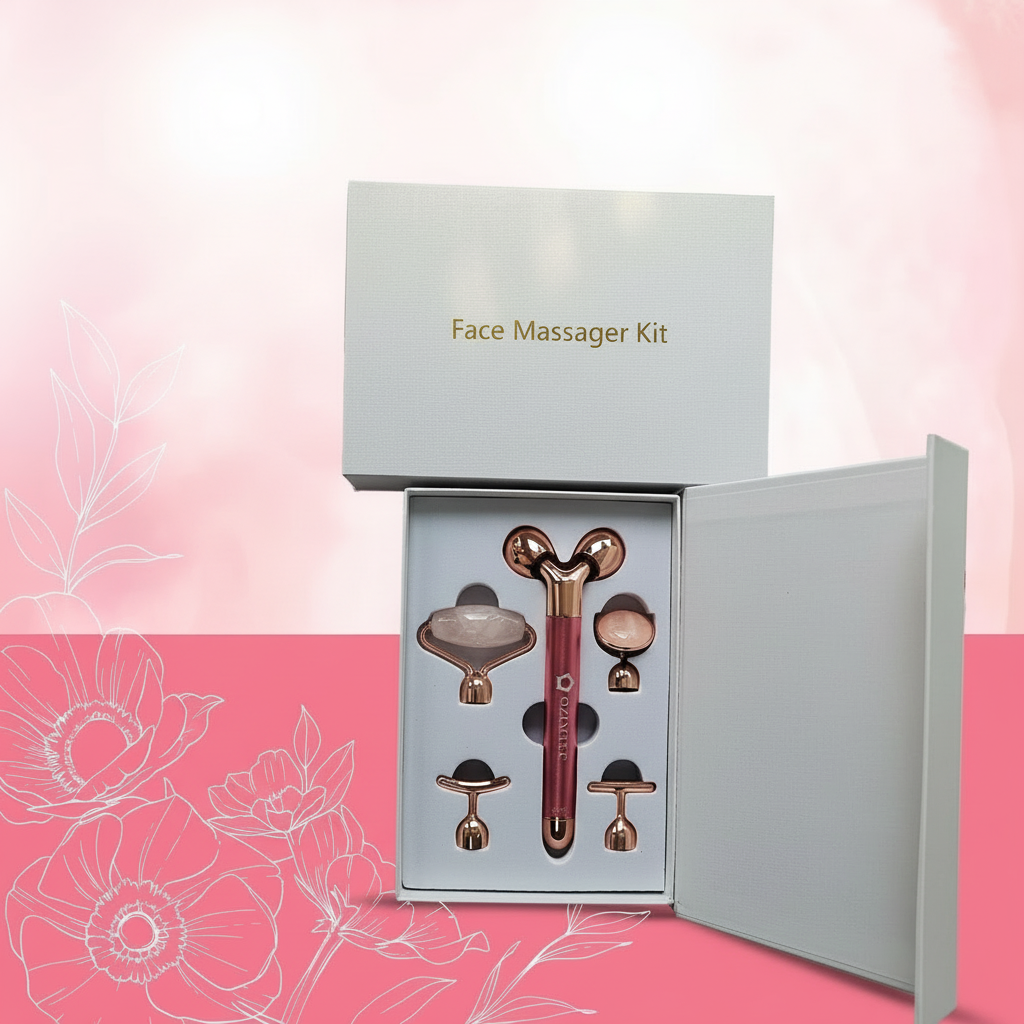 Rose Quartz 5-in-1 Facial Beauty Bar 