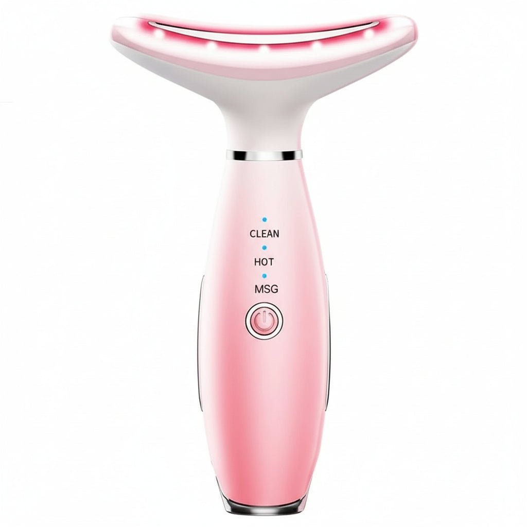 Skin Care Neck Face Massage Tool with Thermals, 3-In-1 Facial Massager