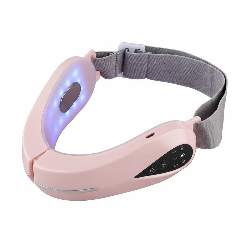 Facial Lifting Device LED Photon Therapy V Face Slimming Vibration Massager USA