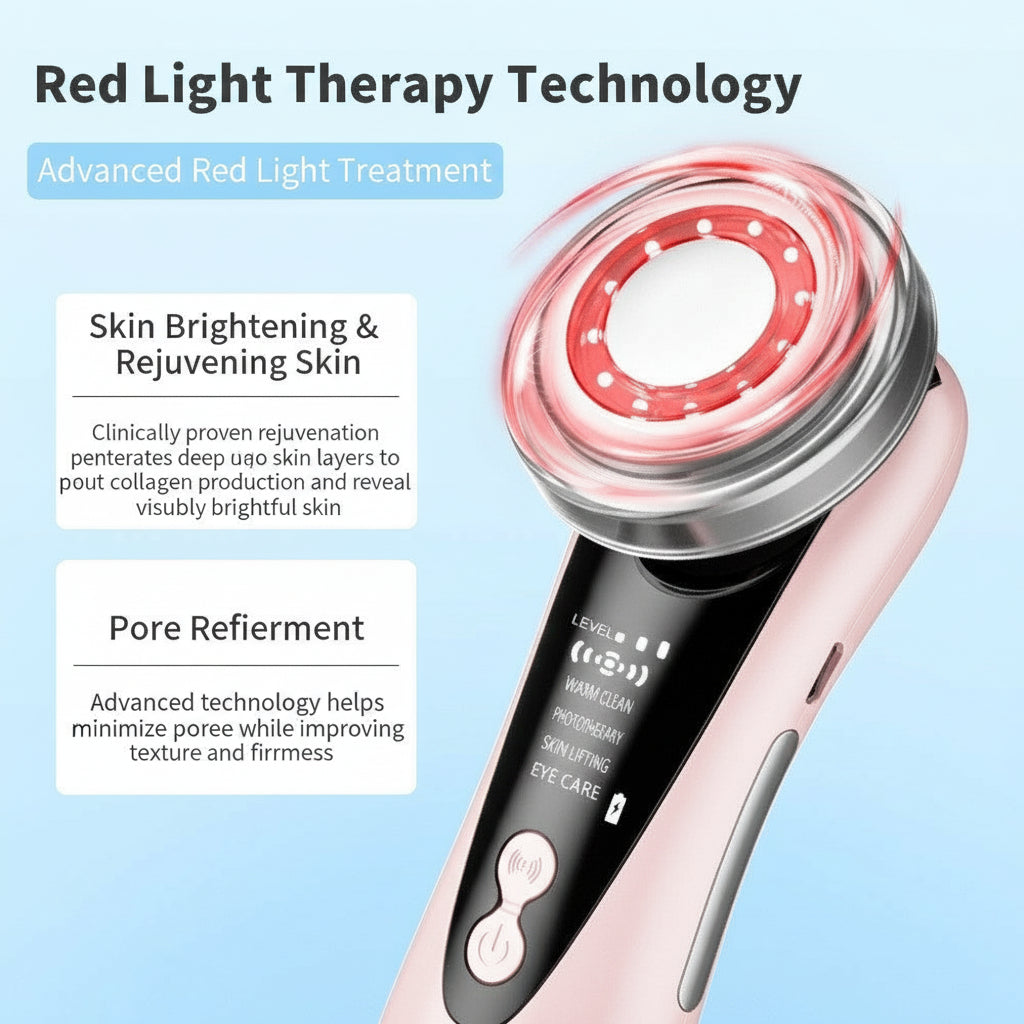 Electric Face Lifting 5 in 1 Facial Massager anti Aging Skin Tightening Firming