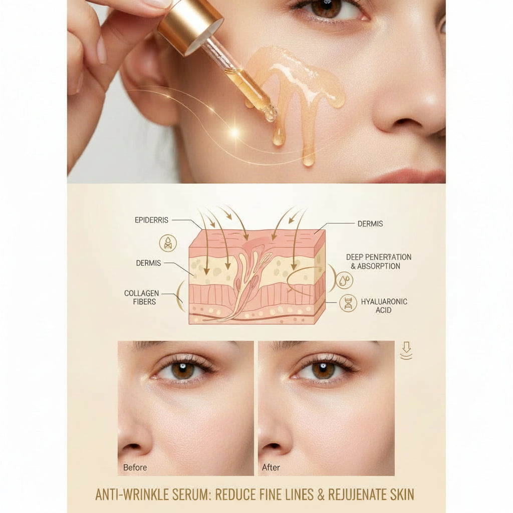 Retinol Skin Care Set for Women - Facial Skin Care Sets & Kits - Skincare Kit for Women - Anti-Aging, Promote Skin Metabolism, Firm Skin, Brown