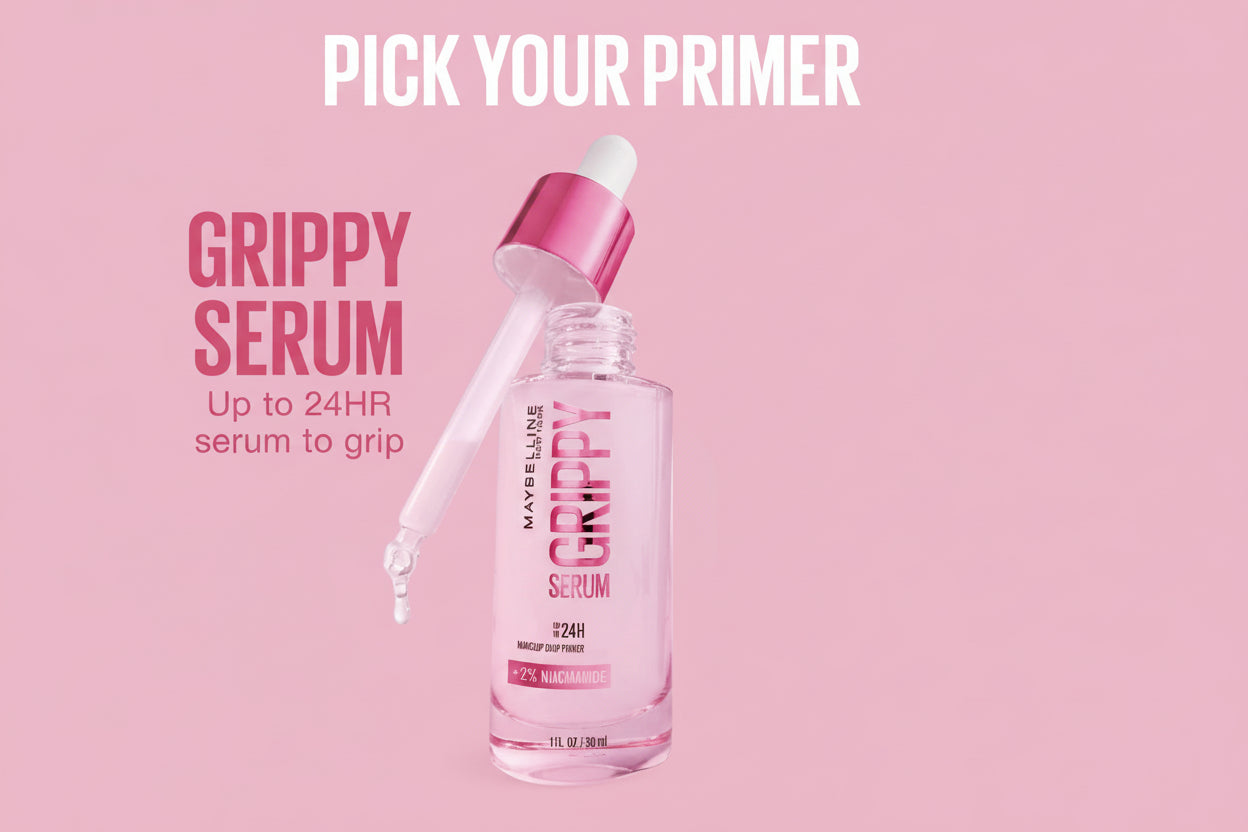 Grippy Serum Makeup Grip Primer, 2% Niacinamide, 1 Kit