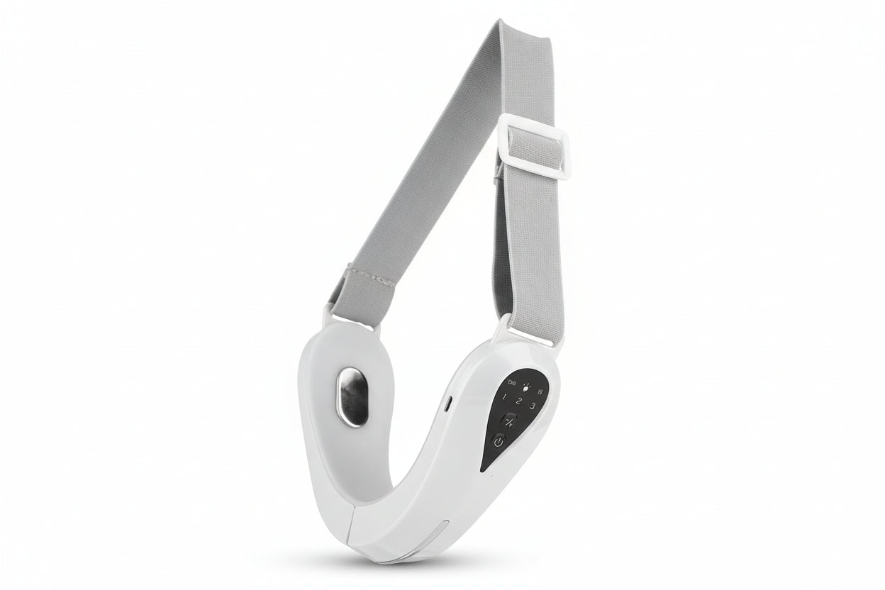 Facial Lifting Device LED Photon Therapy V Face Slimming Vibration Massager USA