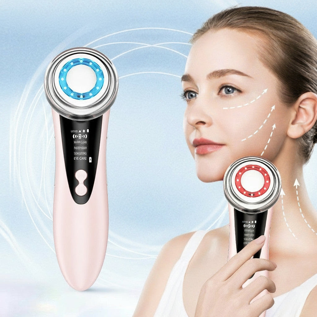 Electric Face Lifting 5 in 1 Facial Massager anti Aging Skin Tightening Firming