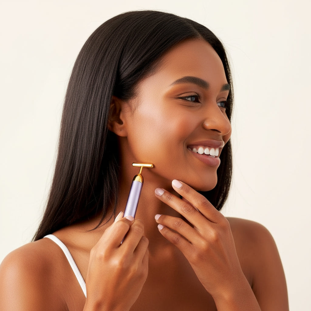 Sculpting Beauty Bar, Skin Massager, Anti-Wrinkles, Anti-Aging, Improves Skin Tone, Stimulates Facial Muscles