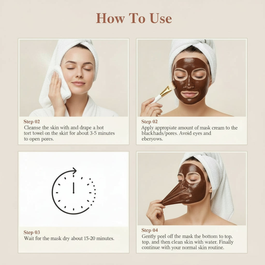 Onlimerr Herbal Spots Peel-Off Facial Mask, Online Peel off Mask with Brush, Anti-Aging Anti-Wrinkle Online Peel off Face Mask, Pore Tightening, Onlimerr Facial Mask for All Skin Types(1Pc)