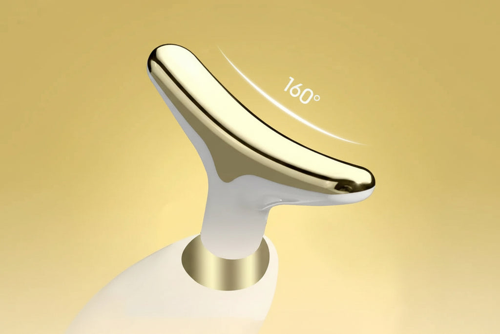 Facial & Neck Massager – Skin Firming, Wrinkle Reducer & Sculpting Tool | Portable LED Light Therapy for Face & Neck Care