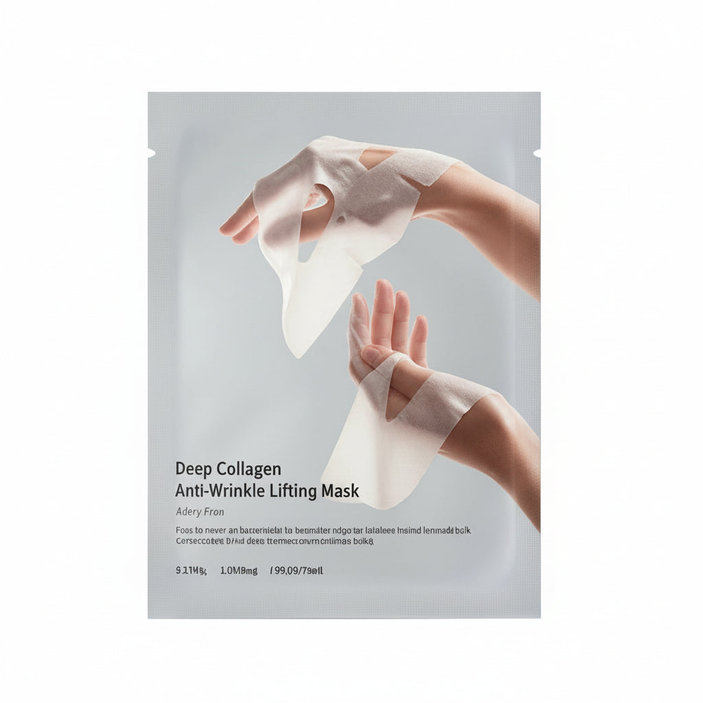 Collagen Face Mask, 5 Pack Deep Collagen Overnight Mask, Collagen Face Mask Deep Collagen anti Wrinkle Lifting Mask, Overnight Face Mask for Elasticity, Firming and Moisturizing - 1 Fl.Oz X 5Ea